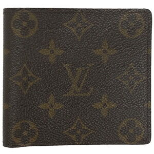 Louis Vuitton Porte Bie Carte Bifold Wallet Monogram Brown